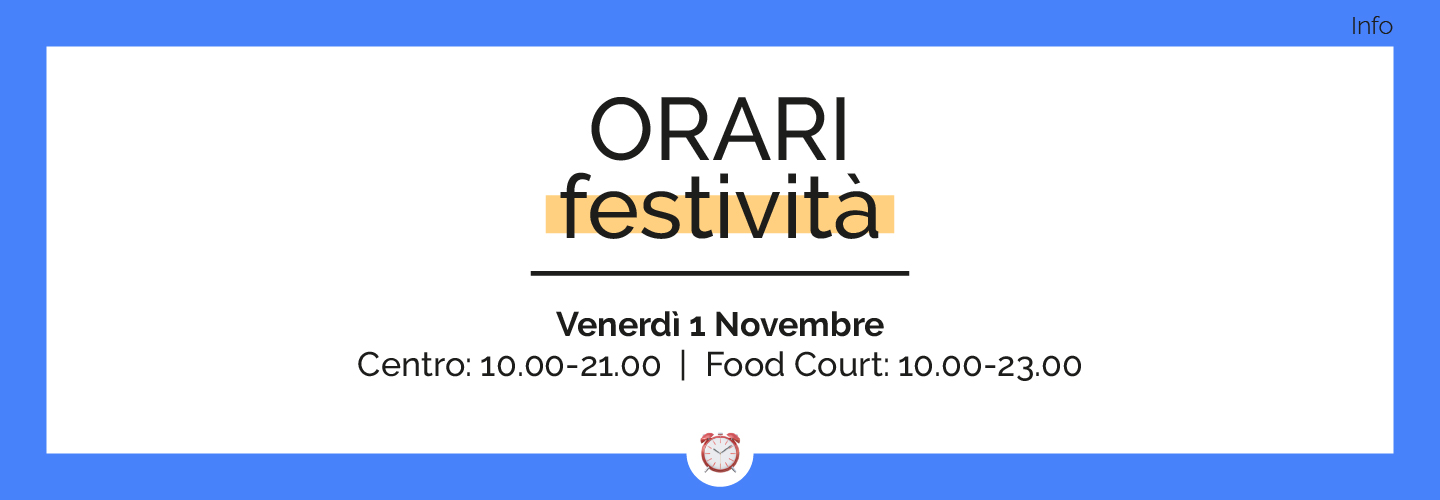 ORARI 1 NOVEMBRE 2024