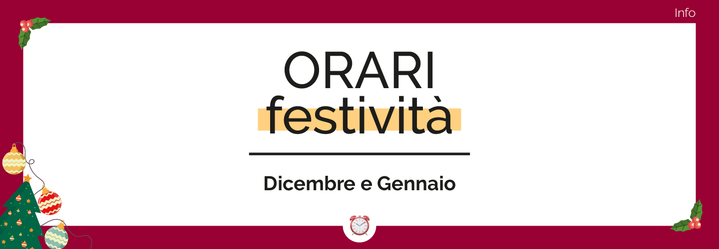 ORARI FESTIVITÀ 2024-2025